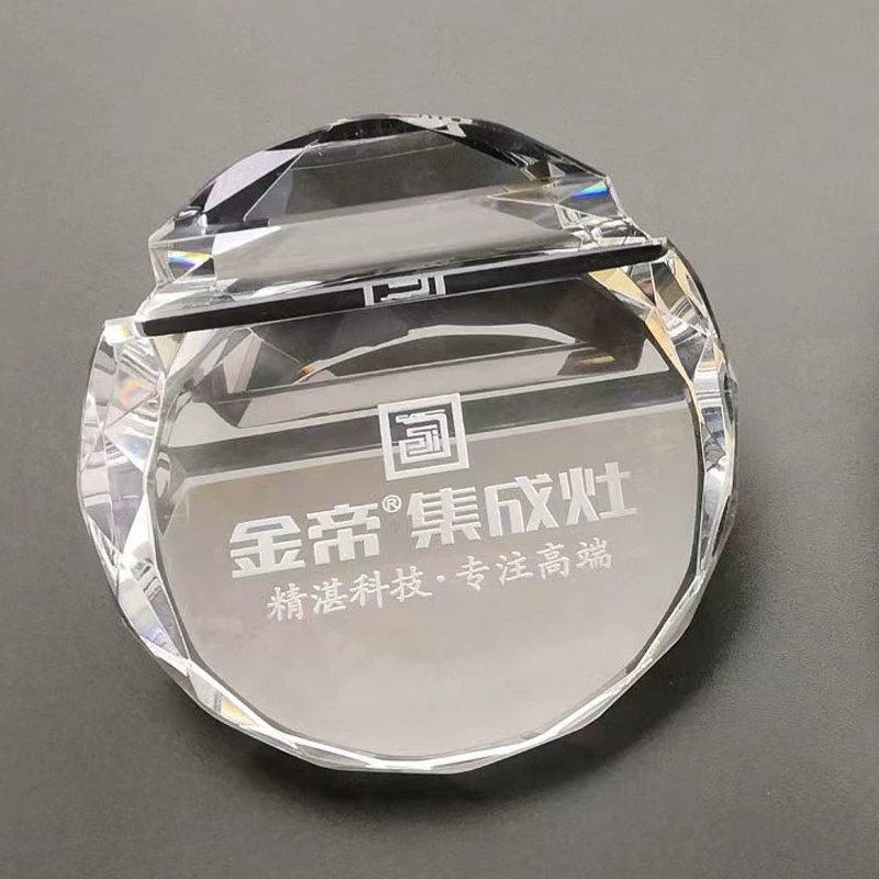 Новые кристальные визитки-подарки для отелей, маленькие декоративные элементы, индивидуальные бумажные подставки в форме хлебного шара, круглые офисные подарки для праздников, оптом.