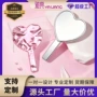 电镀手持旅行爱心手柄镜
