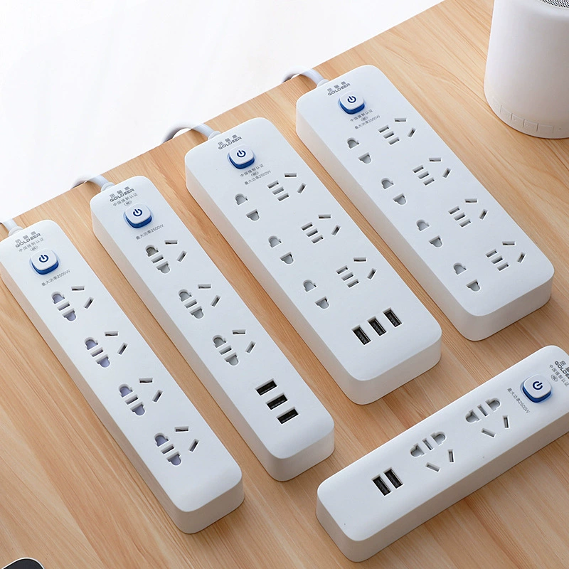 Smart socket plug and cable USB charging gift plug switch multifunctional wiring board plug expander