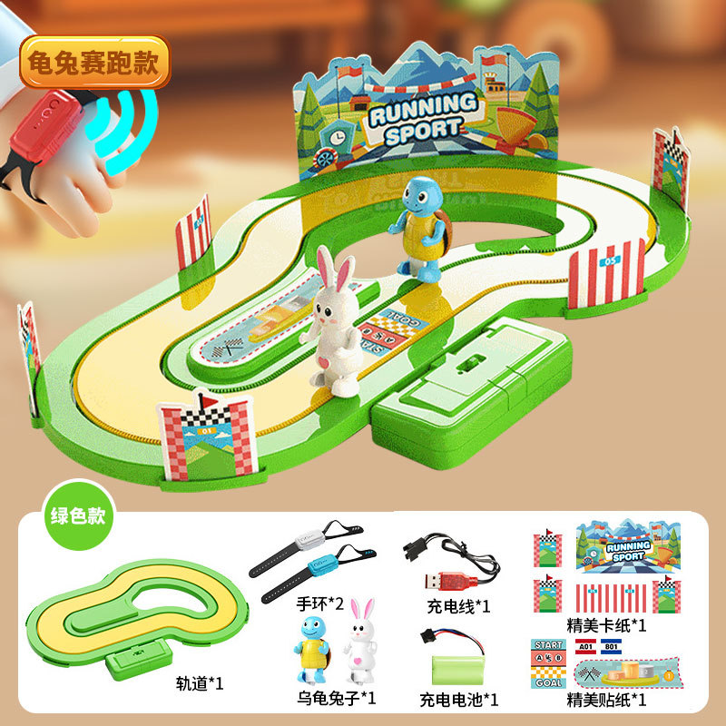 Juego de Carreras Sensorial con Pista de Plástico Inalámbrico para Niños image 7