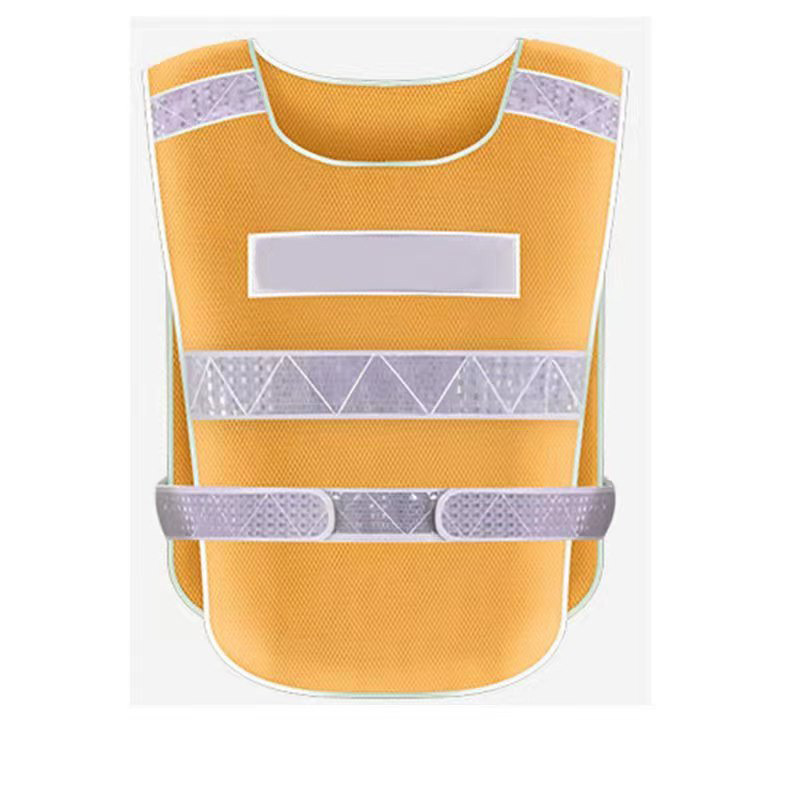 노란색 (호리병 디자인 신상) *맞춤 제작 가능* 고휘도 반사 안전 조끼 *L XL XXL XXXL*