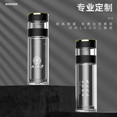 商務茶水分離杯辦公家用禮品杯316不鏽鋼智能溫度顯示保溫杯批發