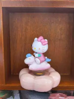 Jingdezhen Ceramic Kitty Cat Car ornaments - pink