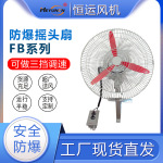 防爆风扇500 600 750mm 防爆壁扇 壁式风扇 摇头扇 防爆落地扇