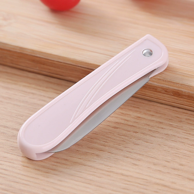 Folding fruit knife household portable dormitory student multi-function knife mini fruit knife melon and fruit knife