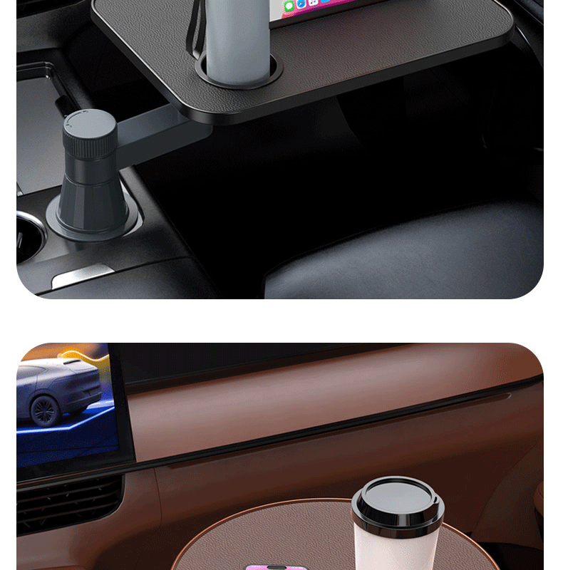 Car-Mounted Multifunctional Small Table, Dining Table, Creative Rear Seat Writing Board, Laptop Computer Office Study Table