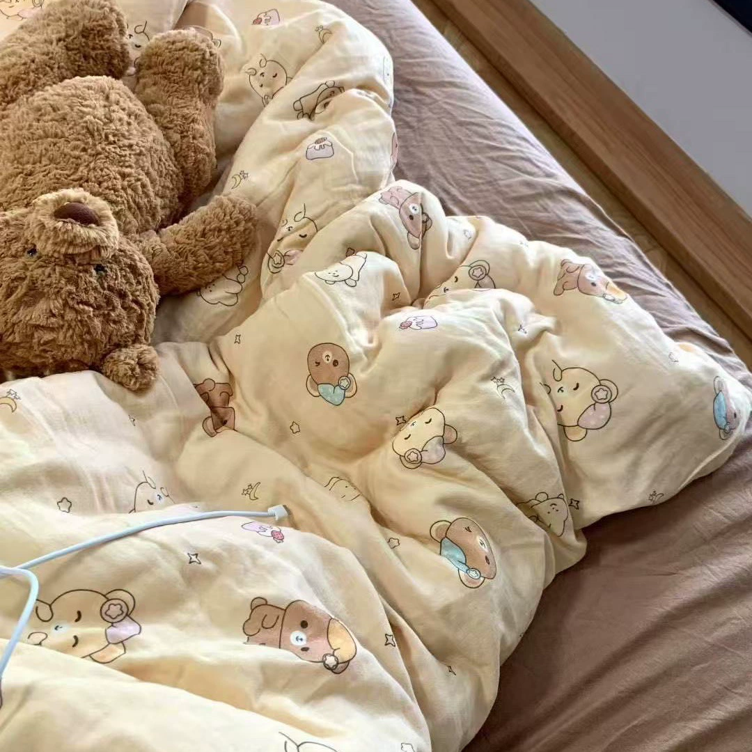 Хлопковый марлевый комплект для мамы и малыша, 3 предмета, 4 предмета