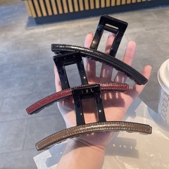 简约大号抓夹女百搭秋冬鲨鱼夹后脑勺盘发夹子头饰发卡子