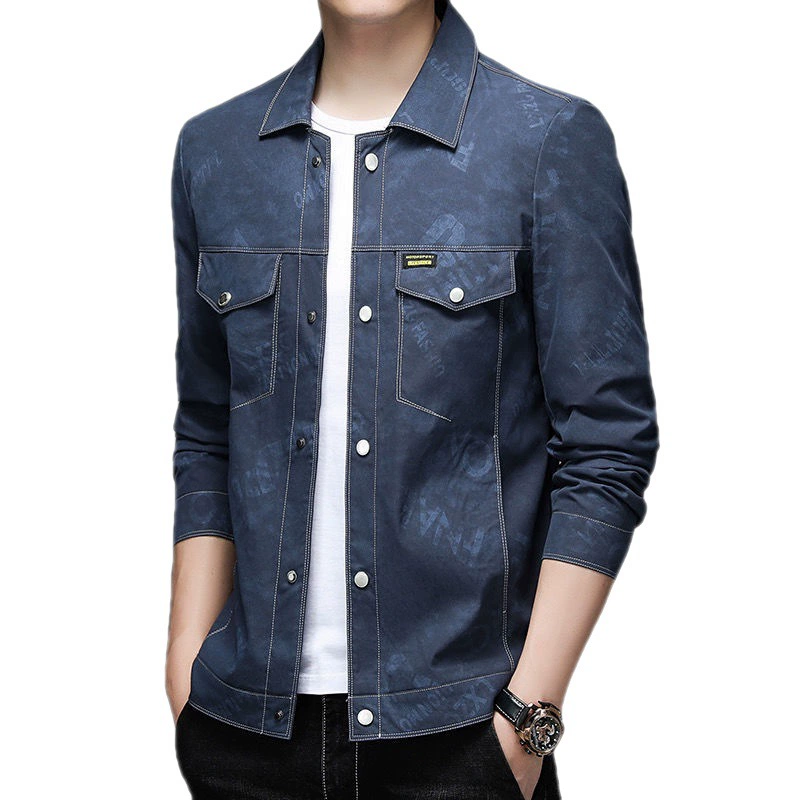 Men's spring autumn jacket, trend set, Korean style