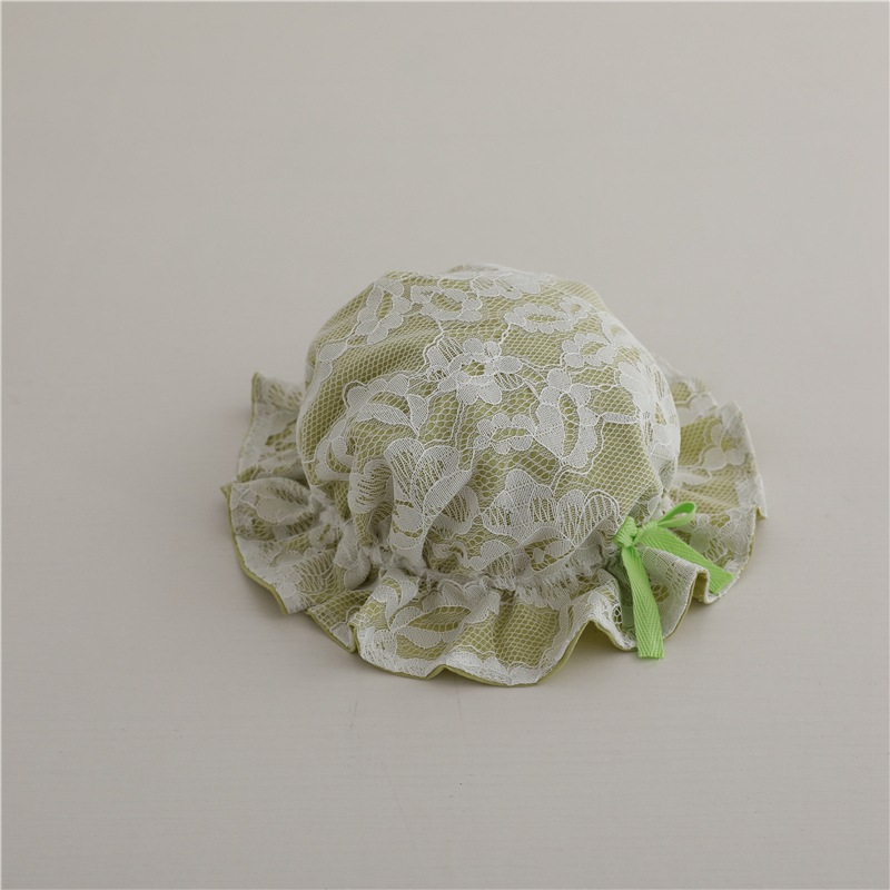 Sombrero de bebé primavera y otoño gorra dulce bebé gorra delgada gorra de pescador bebé gorra de princesa viajar marea solar