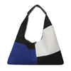 Fashionable summer capacious one-shoulder bag for leisure, shopping bag, underarm bag, 2023