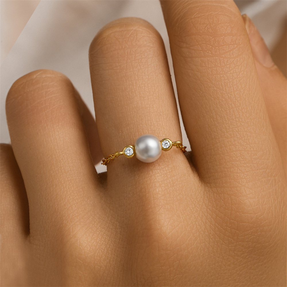 2g Weight Zircon Inlay Material Rings Classification Adjustable Ring Size 1 Piece Quantity Daily Occasion 925 Sterling Silver Material Geometric Pattern All Seasons Season Women's Gender Plating, Inlay Design IG Style Style 925 Sterling Silver Zircon Geometric Rings 925 Sterling Silver Rings 50