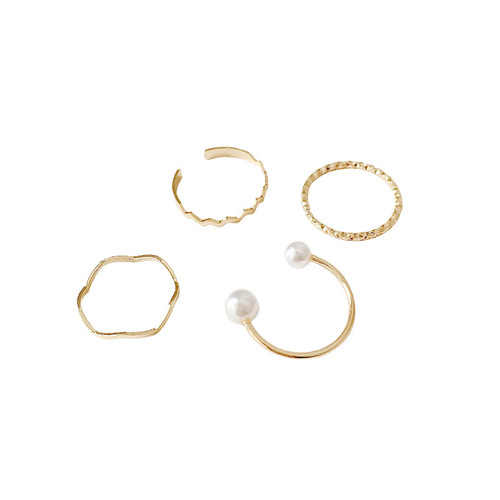 2024 new Korean style fashion simple set ring for women ins trend internet celebrity same style index finger ring wholesale