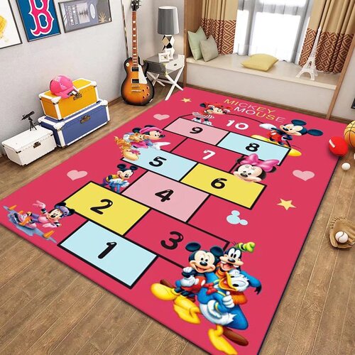 Children's Cartoon Household Hopscotch Floor Mat Kindergarten Early Education Foot Mat Game Living Room Bedroom Full Carpet Wholesale