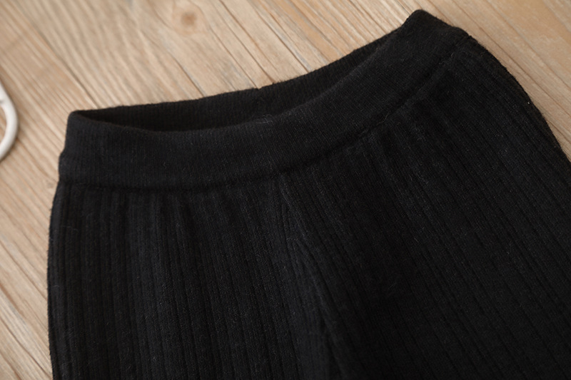 Xiaoxiangfeng Mädchenpullover, zweiteiliges Strickset für Kinder, neues Damen-Strickjackenset mit Schatzschleife_voghion.com