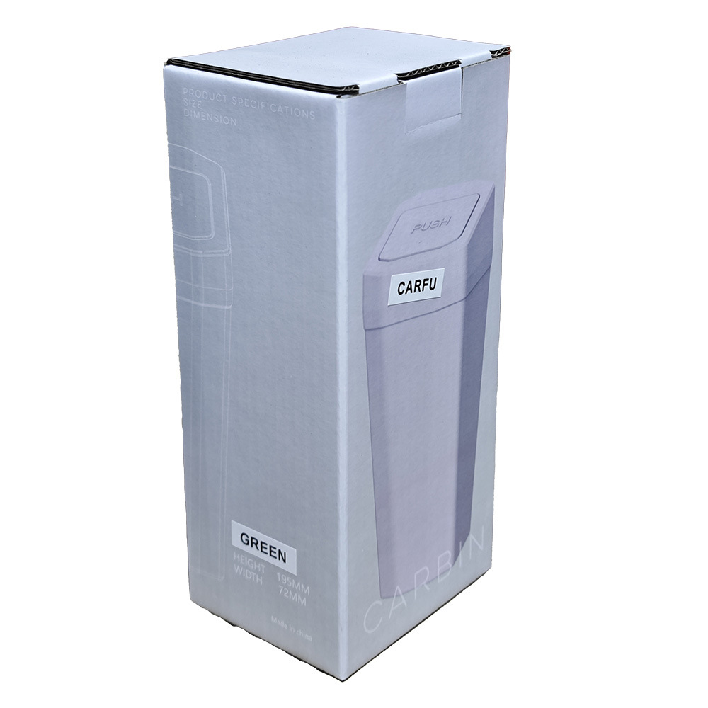 Car Trash Can with Lid, Multifunctional Car-Mounted Press-Type Storage Box, Household Desktop Storage Box, Portable Trash Can