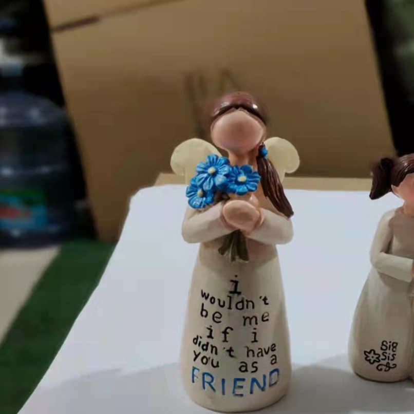 5 천사 여자 꽃다발