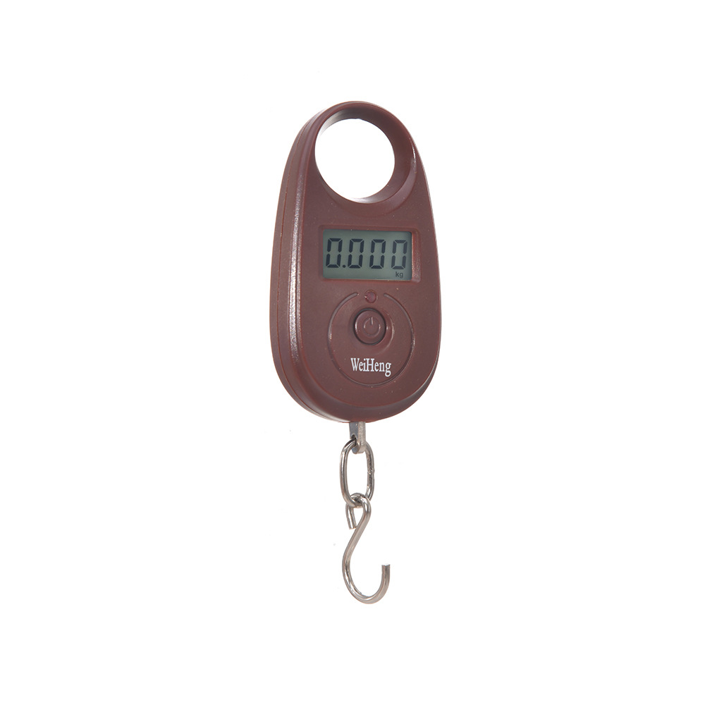 Sınır ötesi Weiheng WH-A11 ultra mini dijital el çantası küçük kanca ölçeği asılı ölçekli paket ölçeği 25 kg ağırlık hassasiyeti 5g