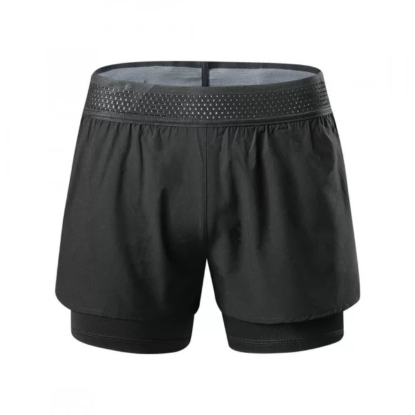 Comprehensive Training Running Shorts, Two-In-One Sports Quick-Dry Breathable Running Pants, Anti-Exposure Back Pocket Gym Shorts for Men and Women, Sweat-Wicking