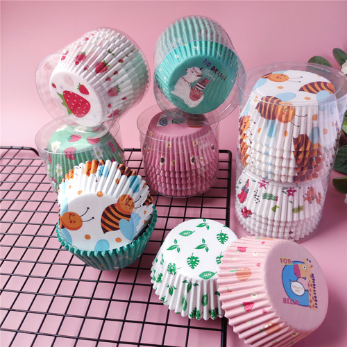 100 snow fairy paper trays sealed boxes with glutinous rice cakes mooncake packaging base trays private bakery cake cups