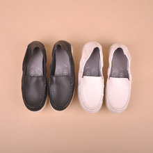 有大码到41  包子鞋 休闲百搭真皮软面软底舒适四季蛋卷鞋女单鞋