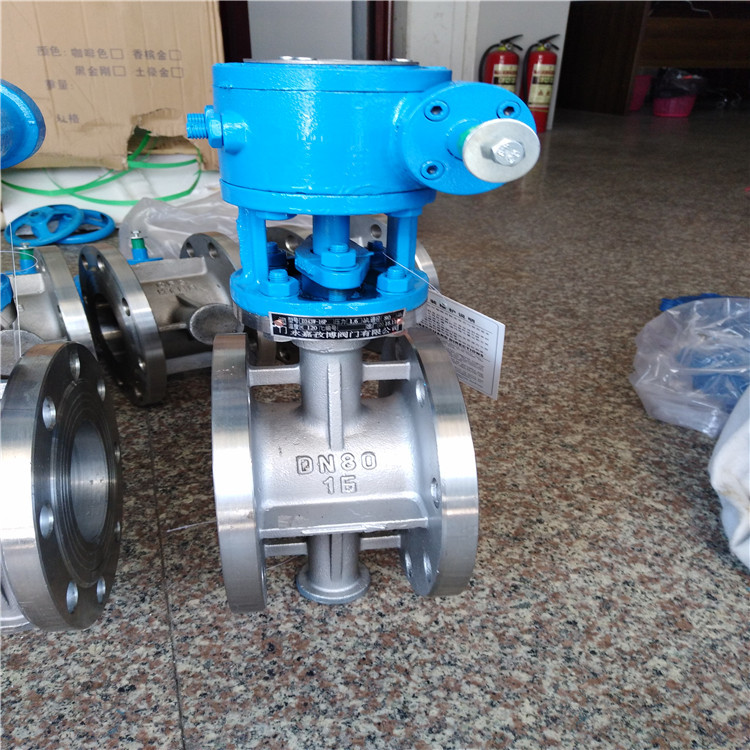 开关型电动不锈钢三偏心蝶阀 D943W-16P D943W-25P 三偏心蝶阀