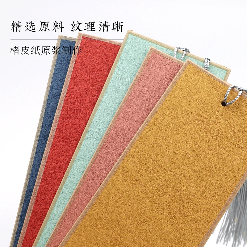 Иянь paper ancient wind bookmarks all cooked paper blank white calligraphy brush hard pen hand -painted retro tassel bookmark wholesale