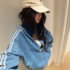 现货高版本拉夫RL刺绣小马标牛仔夹克外套百搭上衣男女同款休闲