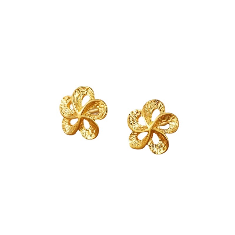 Xuping Jewelry Fairy Style Plantas Flores Pendientes Pendientes de diseño de temperamento simple retro femenino Pendientes