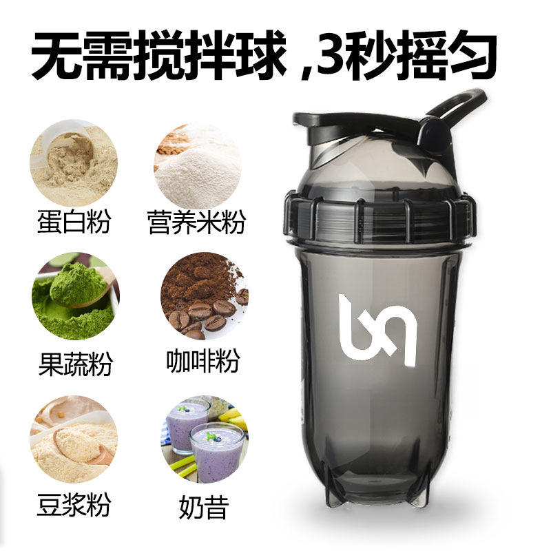 Protein Shaker Cup, High Temperature Resistant Food-Grade Tritan Shaker Cup for Fitness
