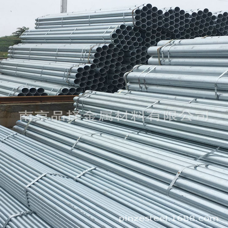 江苏国强镀锌管销售南京溧阳高淳友发镀锌钢管 热镀锌管正大管材