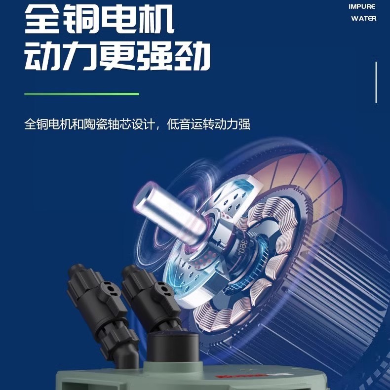 Chuangxing 内蔵フィルターバレル ATMAN 魚草流し槽 UV 殺菌ランプサイレント外部タンク外部フィルターバレル|undefined