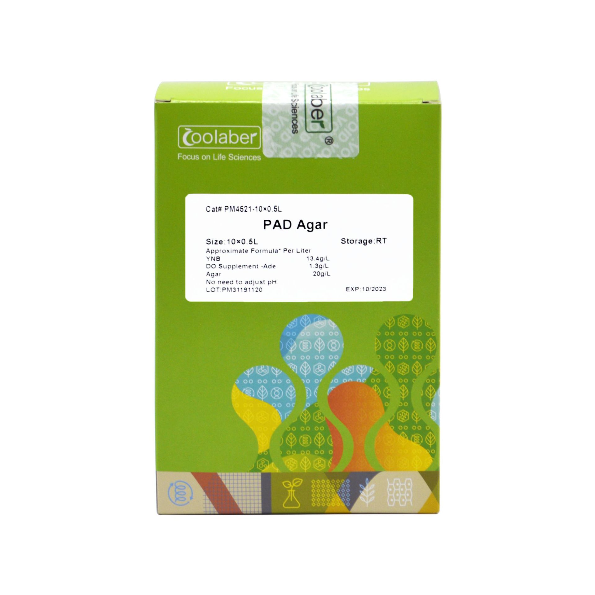 PAD Agar培养基套装（含20%葡萄糖溶液500 mL）