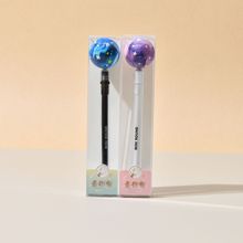 晨兮新款星球悬浮笔磁吸中性笔中小学生解压书写黑色针管头刷题笔