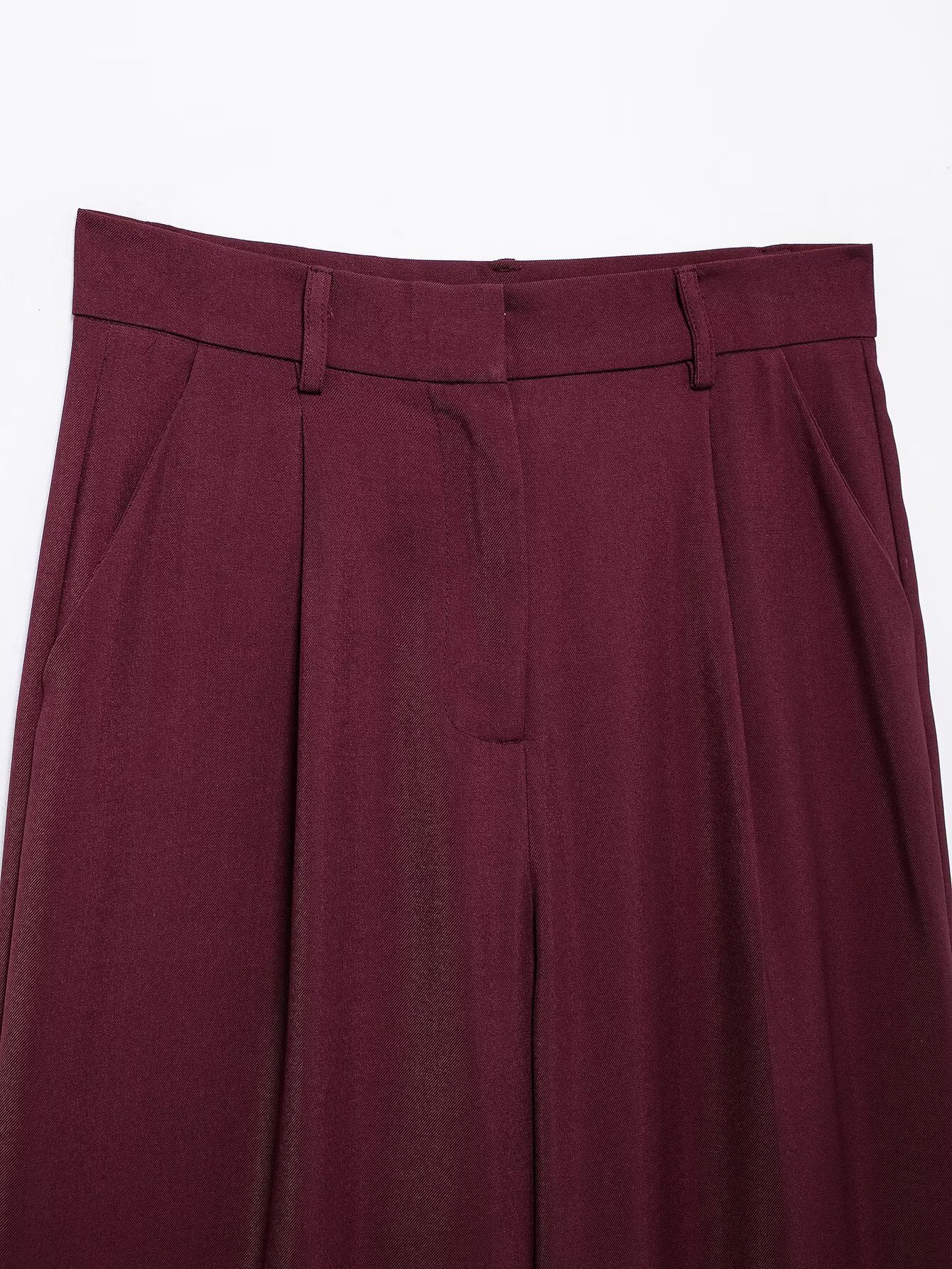 GraceChic 168983-2024 New Women's Fashion European And American Style Ancora Red Double-Breasted + Blazer Pants Set_voghion.com