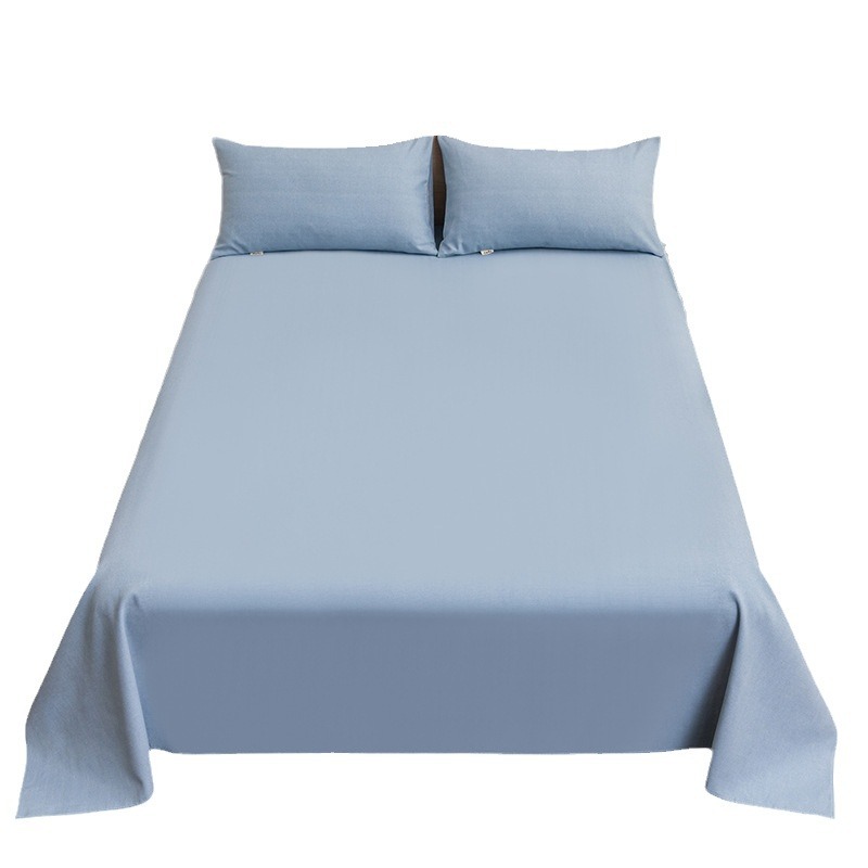 Mayorista de una sola pieza de algodón viejo sábanas de tela gruesa 100 algodón cuatro estaciones sábanas de ropa de cama estriadas