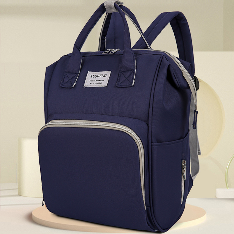 Nueva bolsa de mamá de gran capacidad de aluminio de aislamiento térmico a prueba de salpicaduras bolsa de moda para madres y bebés multipropósito mochila de viaje para niños