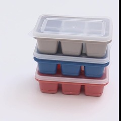 Ice Cube Tray, Ice Maker Box, Freezing Mold, Quick-Freezing Device for Home Refrigerators—DIY Internet-Famous Frozen Ice Box with 6 Compartments