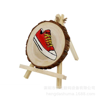 沙井异形木板UV打印加工  来图定制钥匙扣广告牌木板UV彩印加工