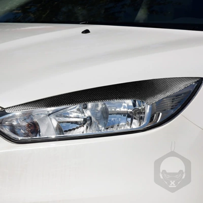 Lamp eyebrow carbon fiber car exterior decoration