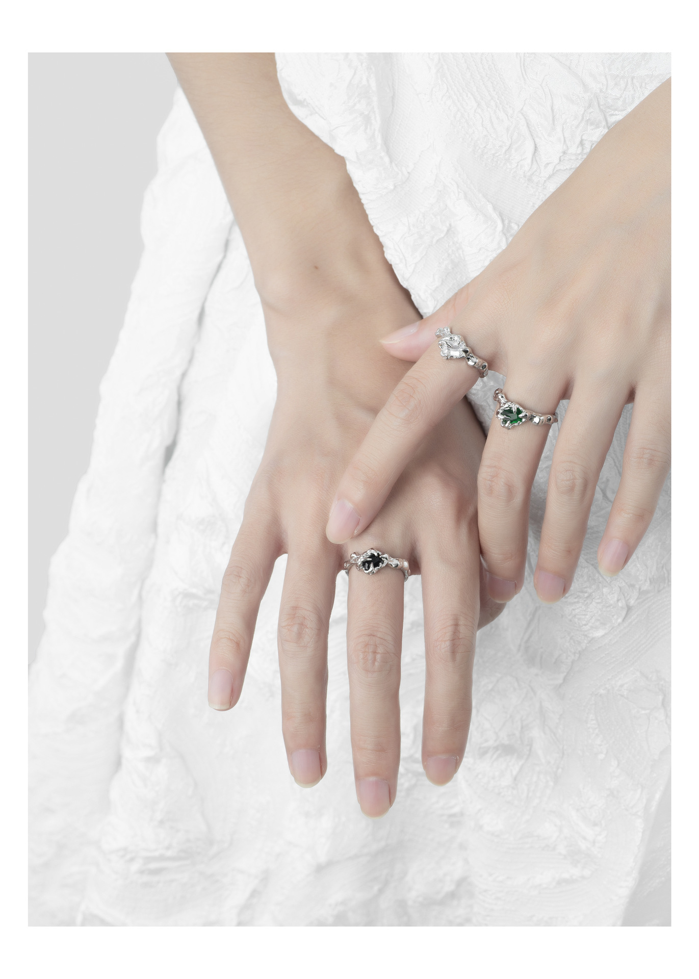 Fashion Geometric Copper Plating Zircon Open Ring