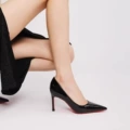 Black with red background and apricot lining 6cm