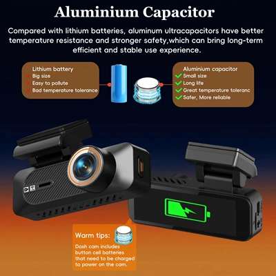 Rear Dual Recording 24-Hour Parking – Driving recorder