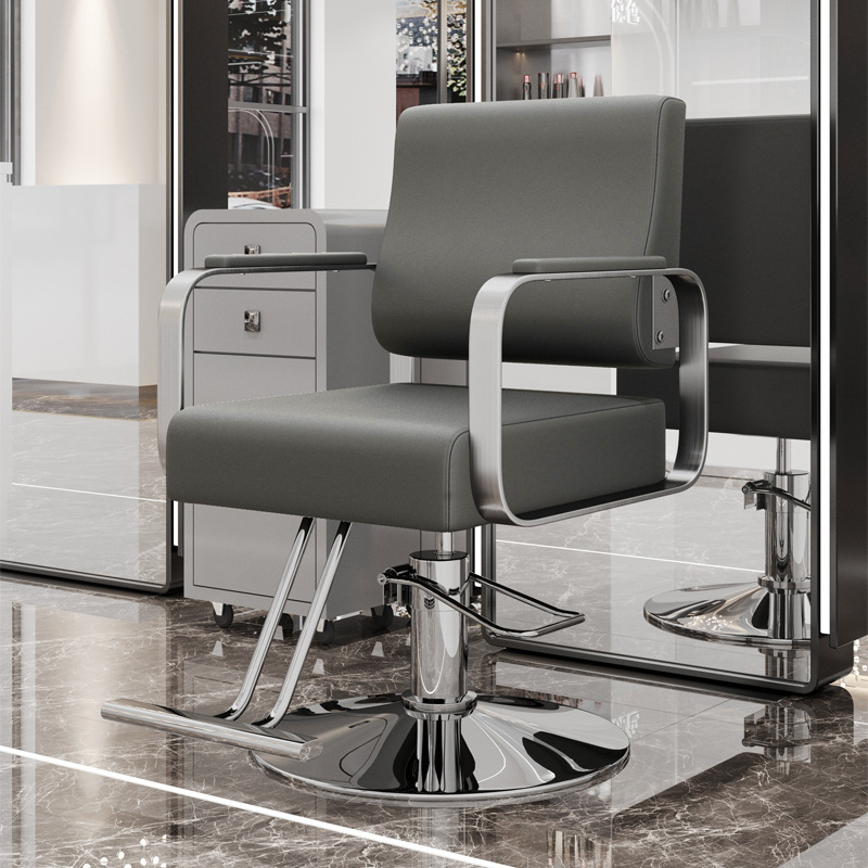 다크 그레이 가죽 [간단한 팔걸이, 페달이 포함된 전착 디스크]