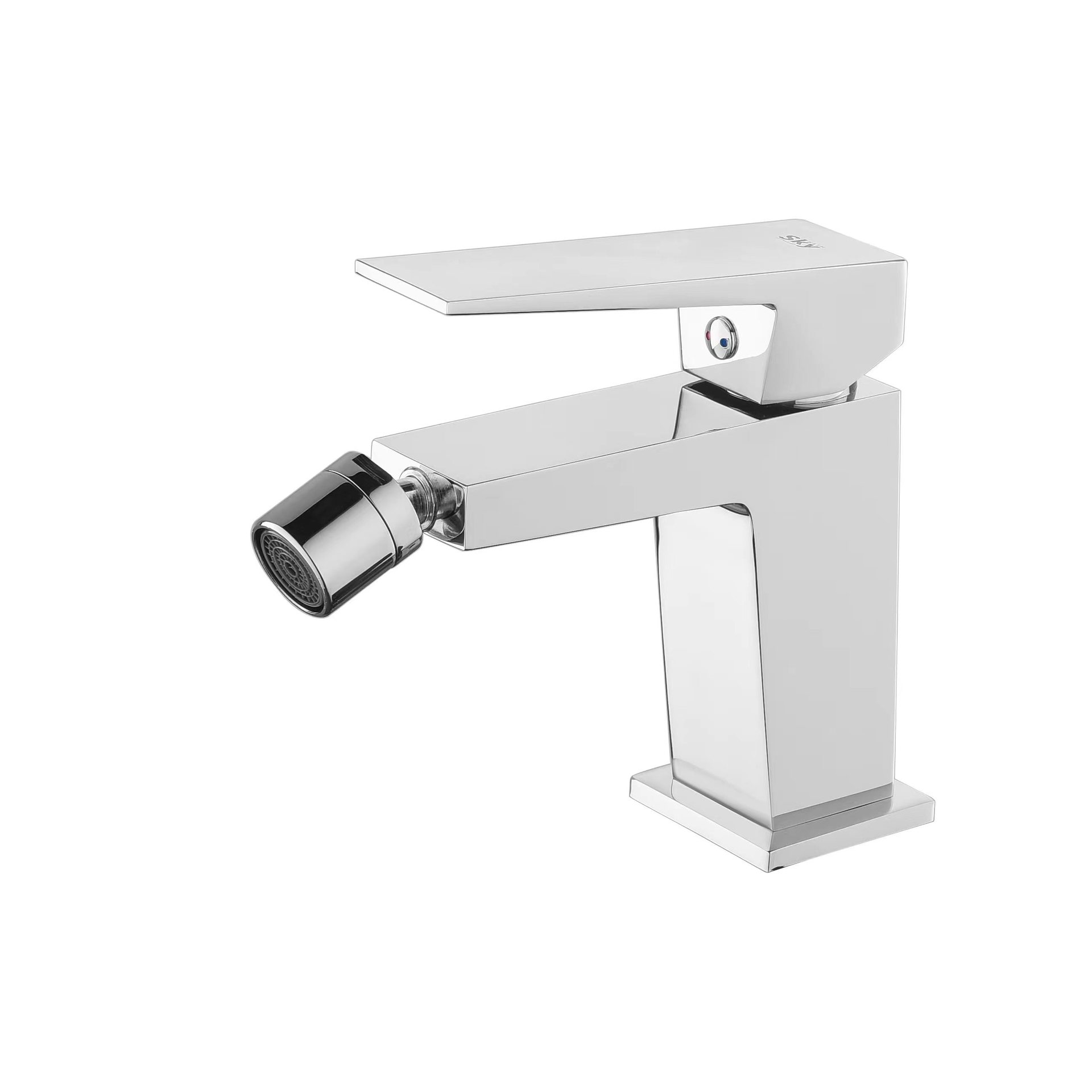 Mueble de baño de cobre dibujo pistola gris Cuenca del grifo Nordic simple luz de lujo estilo bajo encimera Cuenca caliente y fría grifo