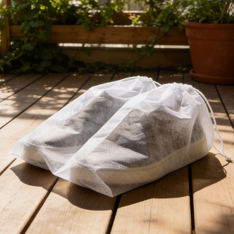 Anti-Yellowing Shoe Storage Bags, Shoe Covers, Non-Woven Fabric Moisture-Proof Shoe Bags, Disposable Dust-Proof Shoe Covers for White Shoes