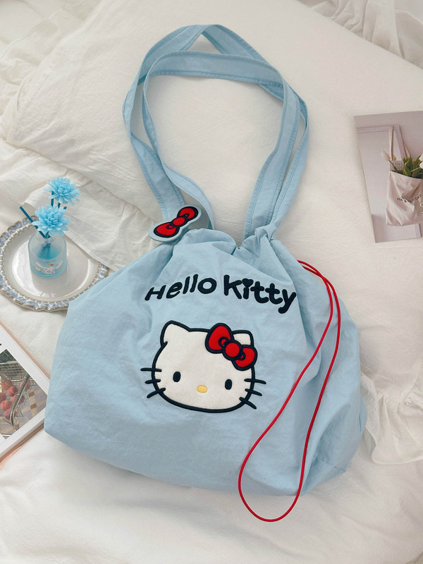 三丽鸥正版授权包卡通单肩包可爱Hello Kitty大容量包包便携女包|undefined