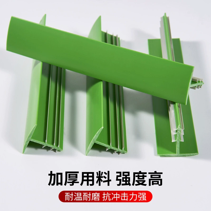 Индивидуализированный профиль PVC в форме буквы T, оптом Dongguan профильная форма открытие, зеленая обработка, мягко- и жесткоэкструзионный