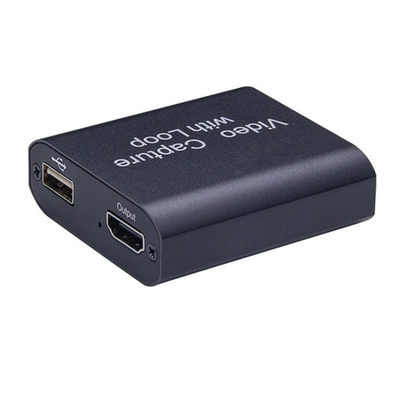 USB карта видеозахвата с кольцом, HD HDMI для ноутбука, Switch, трансляций и PS4