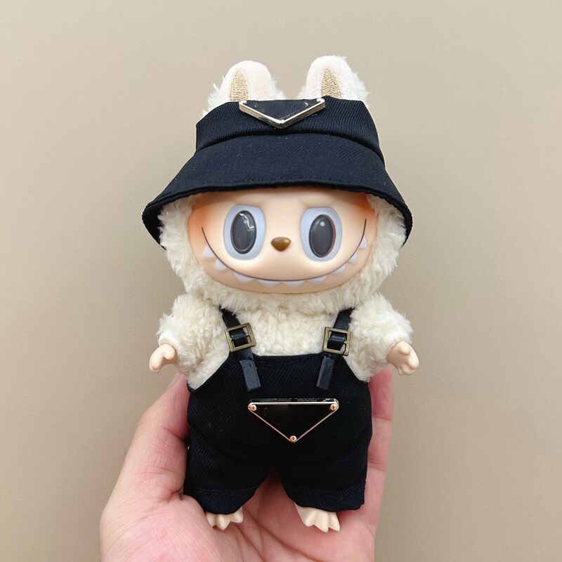 仅衣服适用于17厘米一二三代拉布布搪胶娃娃公仔衣服裙子零售批发|undefined